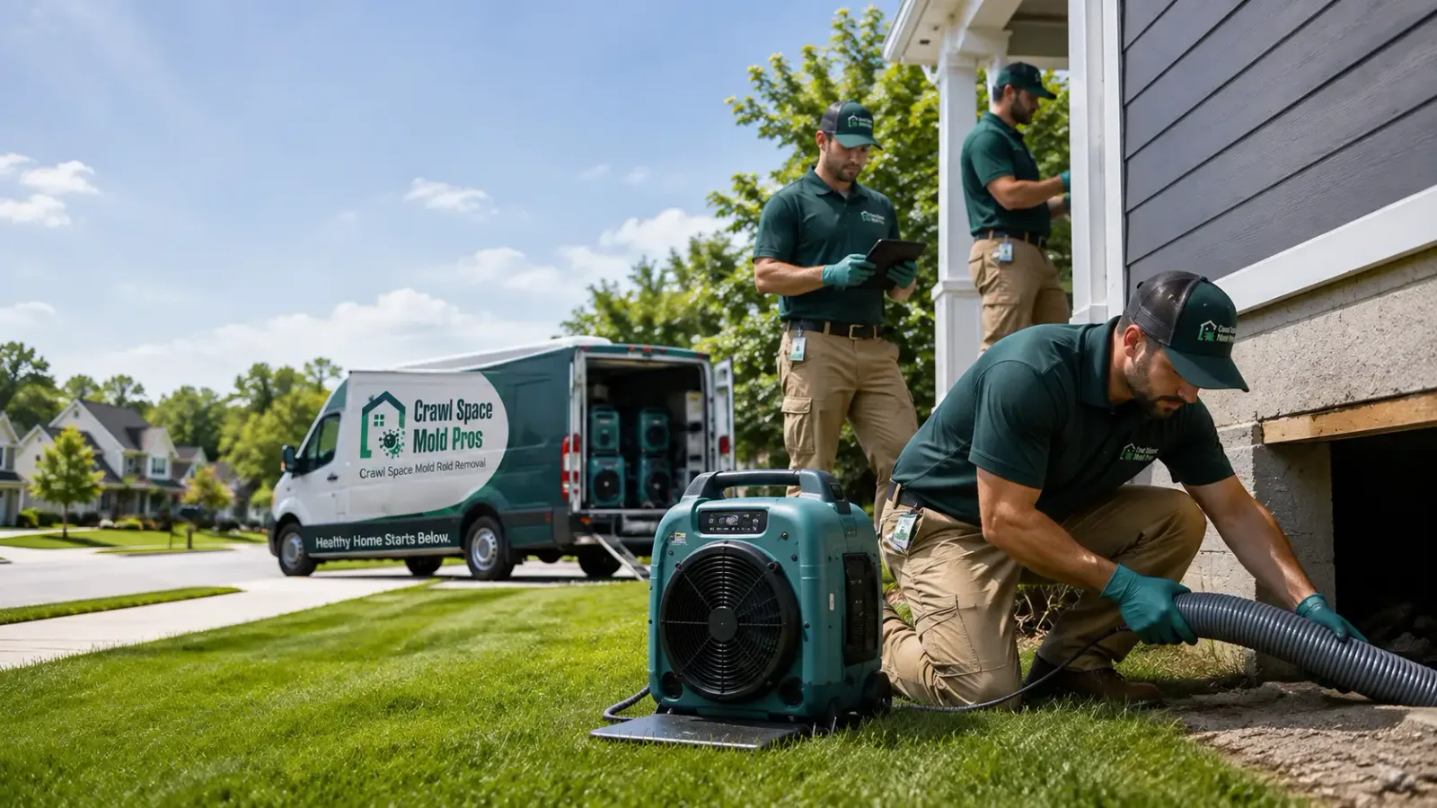 Crawl Space Mold Removal in Harrison, NE
